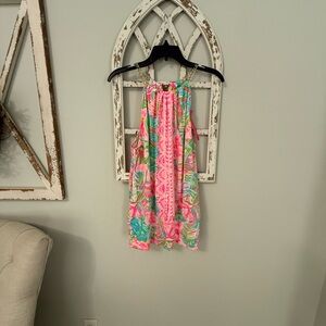 Lilly Pulitzer Bowen Pink Floral Sleeveless Top
